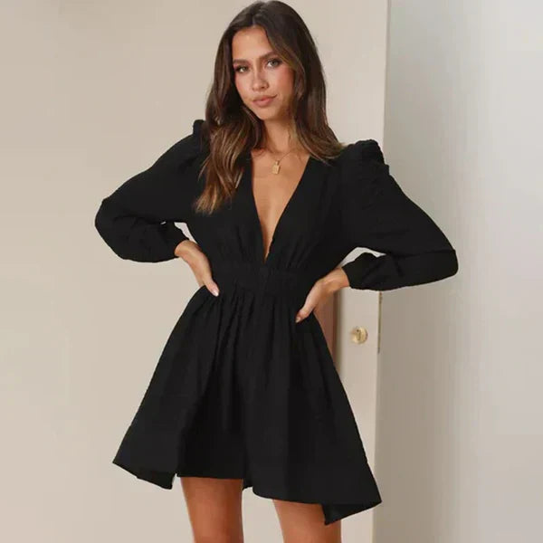 LB | Czarna sukienka mini