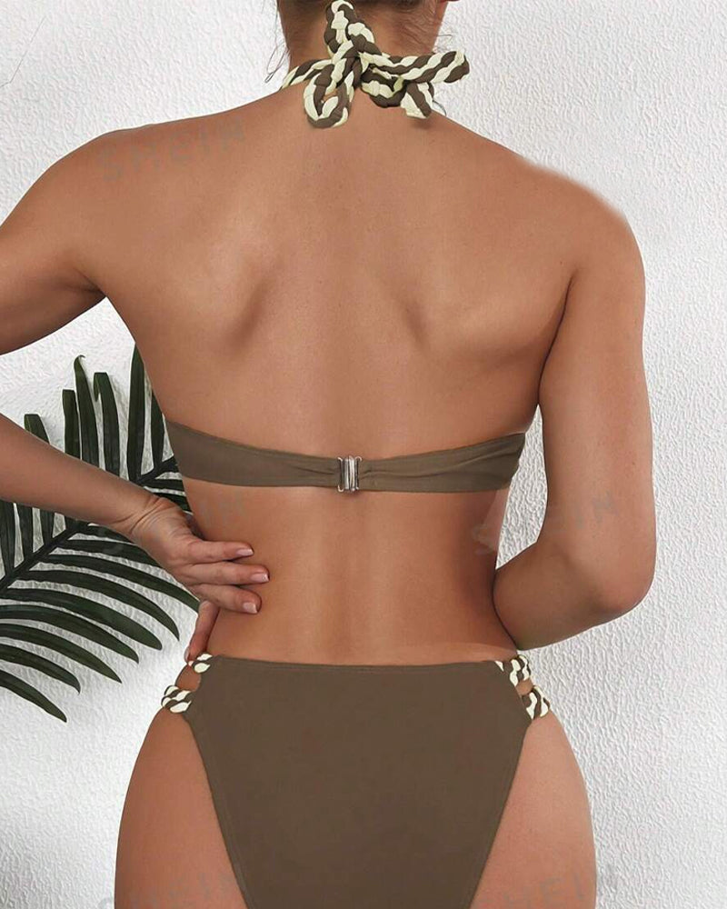 LB | Modne i stylowe 2-kolorowe bikini
