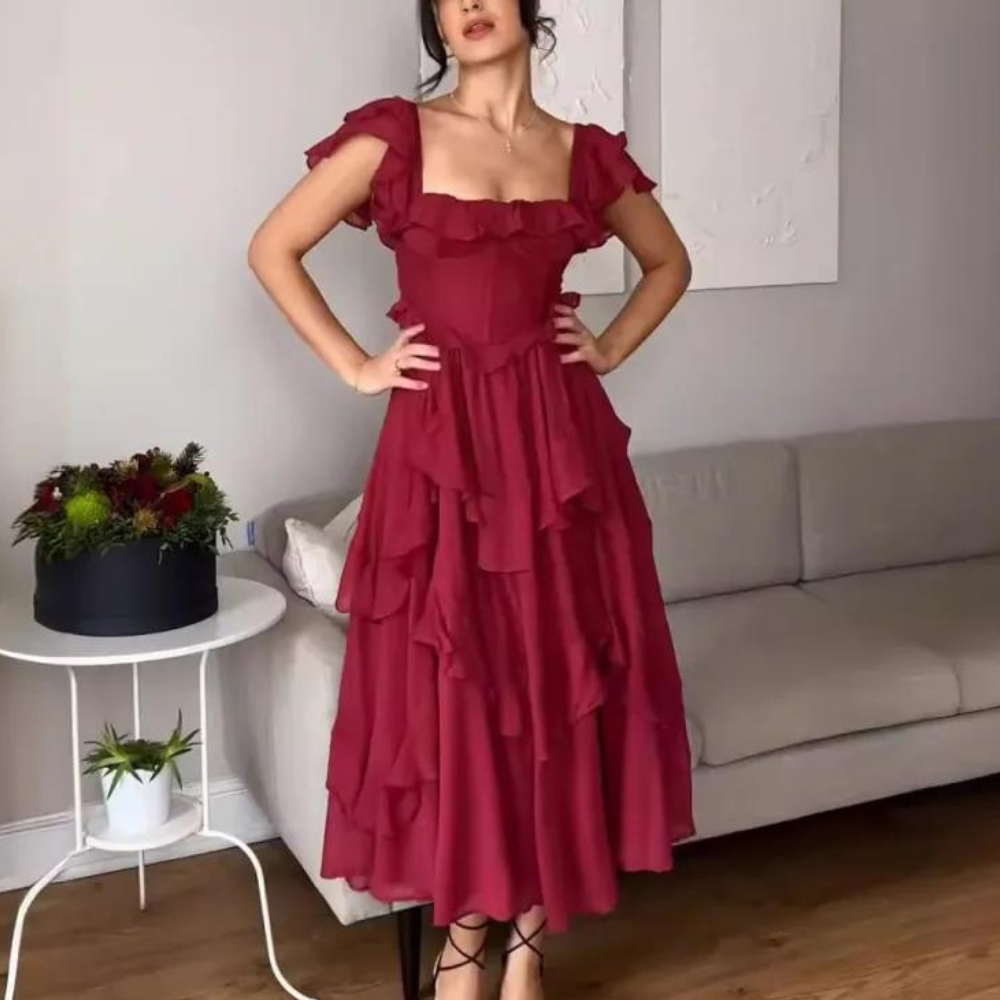 LB | Klasyczna i elegancka letnia sukienka