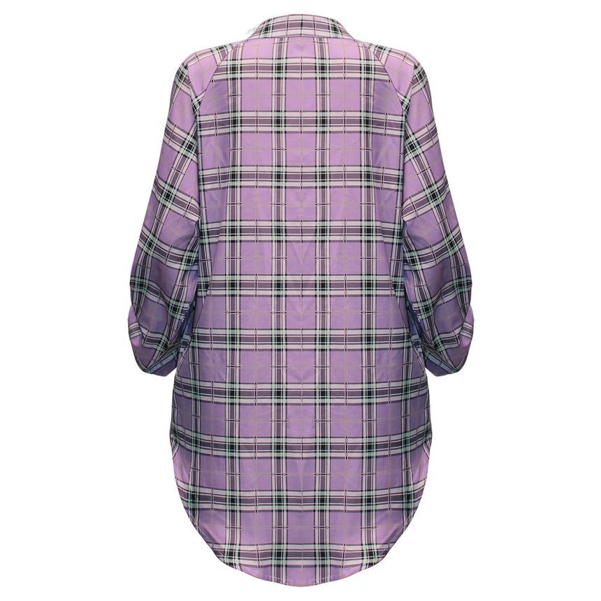 LB | kraciasta mini sukienka koszulowa CA23