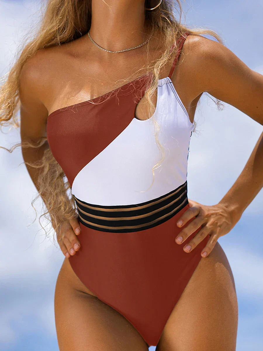 LB | Bikini kostium kąpielowy dla kobiet tkanina panel patchwork ciało