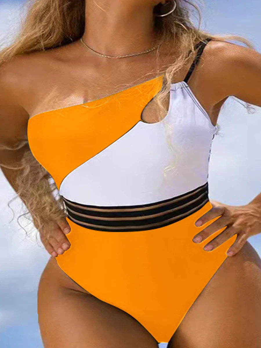 LB | Bikini kostium kąpielowy dla kobiet tkanina panel patchwork ciało
