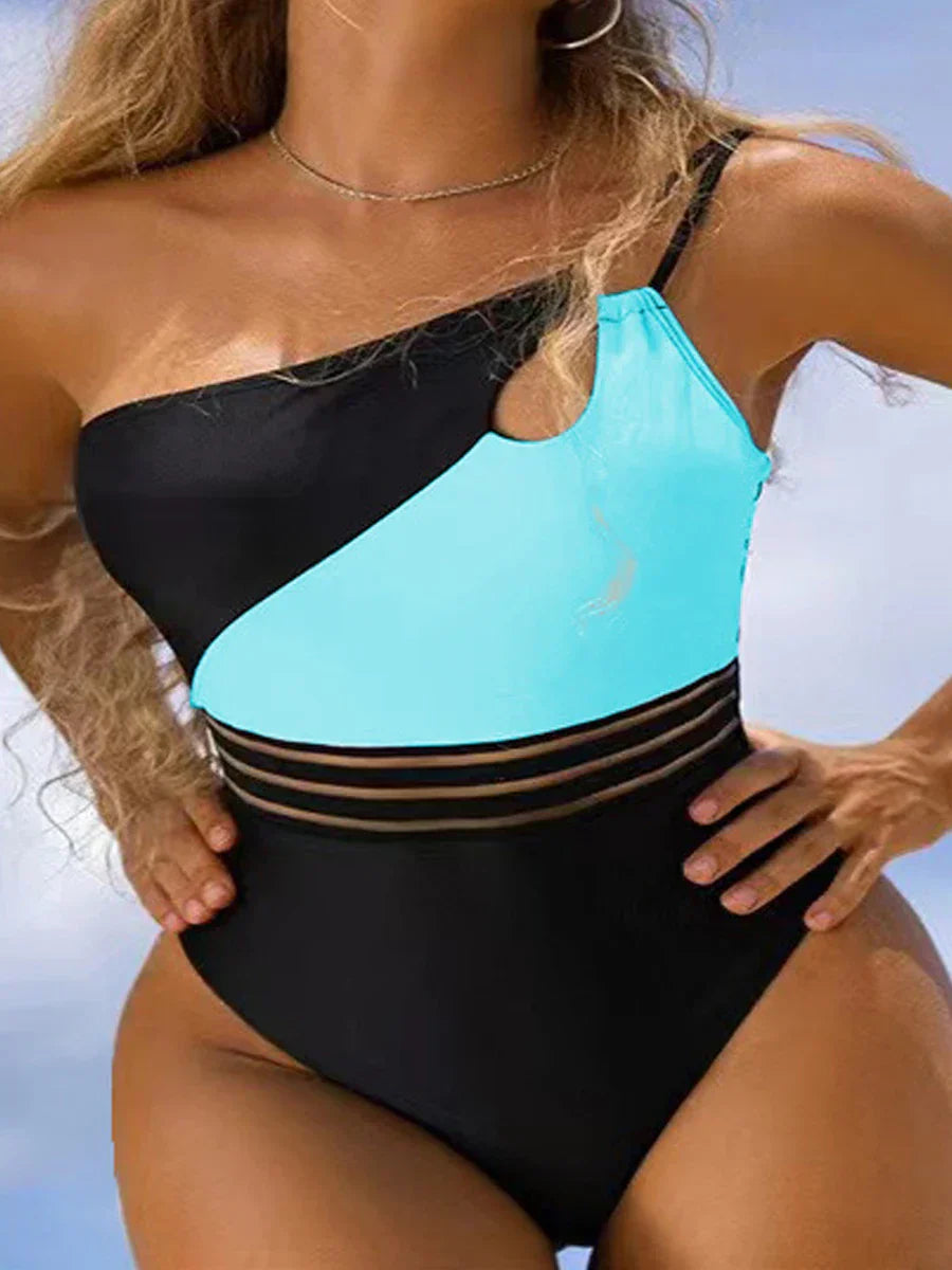 LB | Bikini kostium kąpielowy dla kobiet tkanina panel patchwork ciało