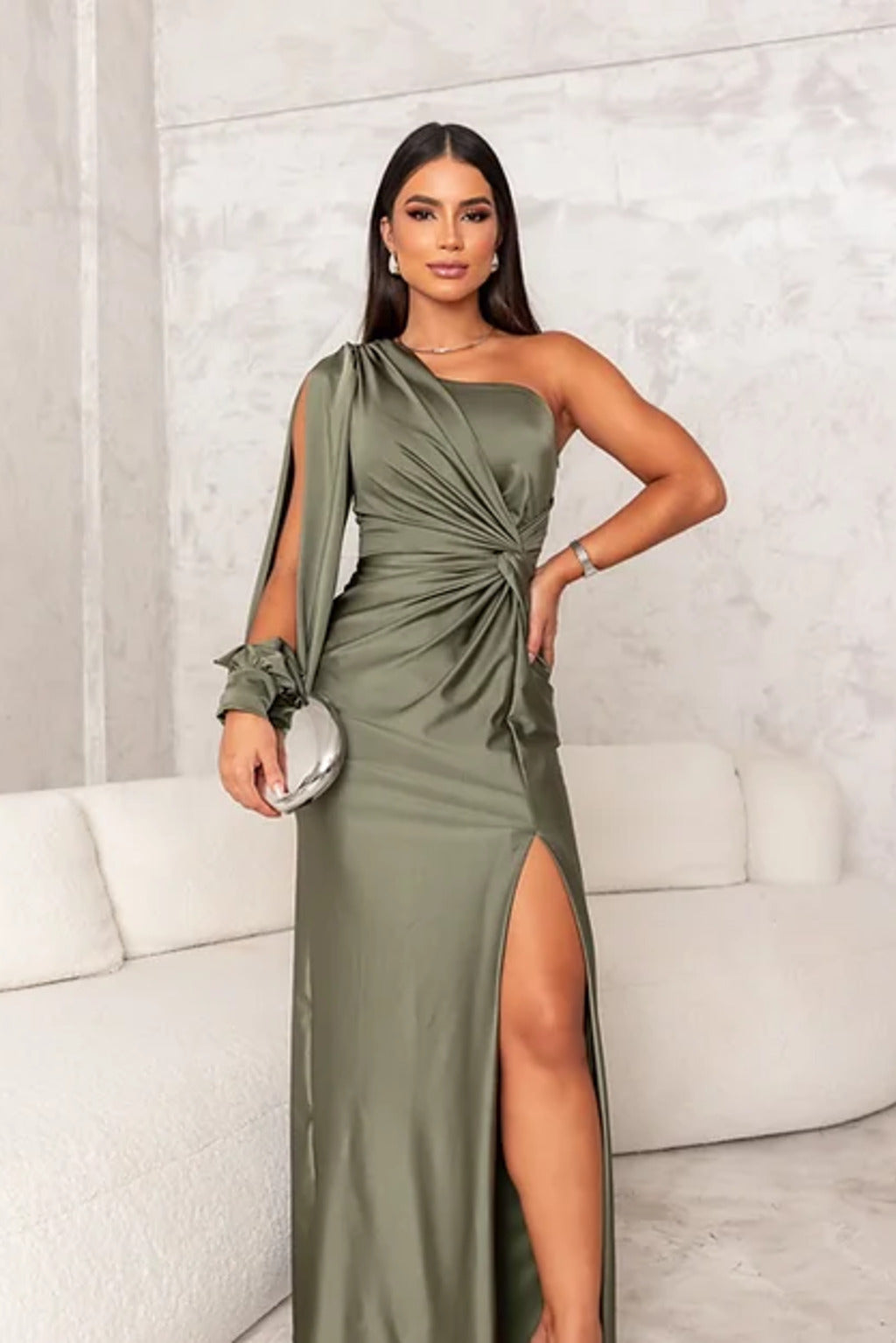 LB | Elegancka sukienka maxi