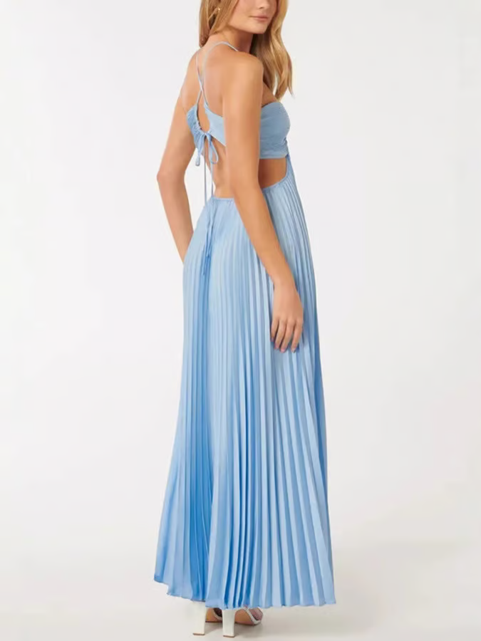 LB | Summer glow Halter maxi dress
