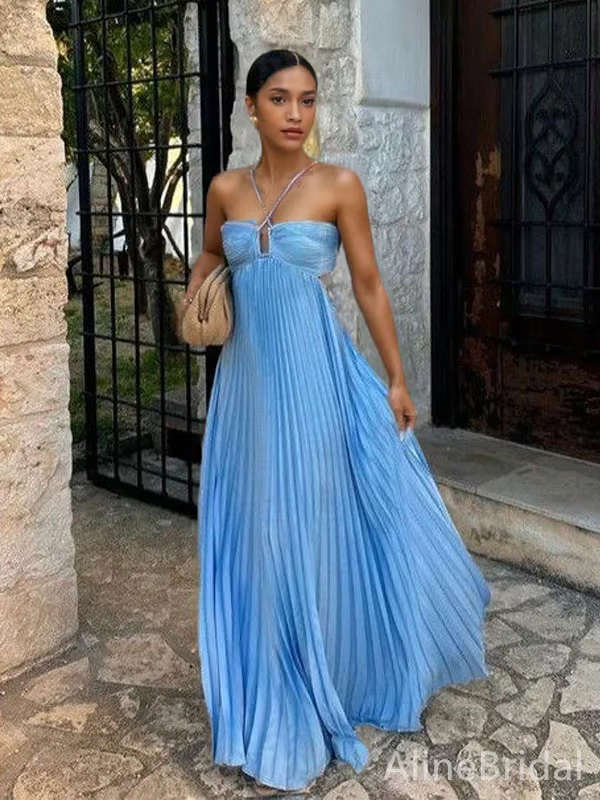 LB | Summer glow Halter maxi dress