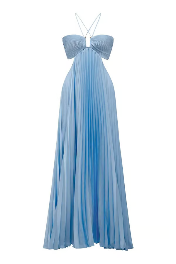 LB | Summer glow Halter maxi dress