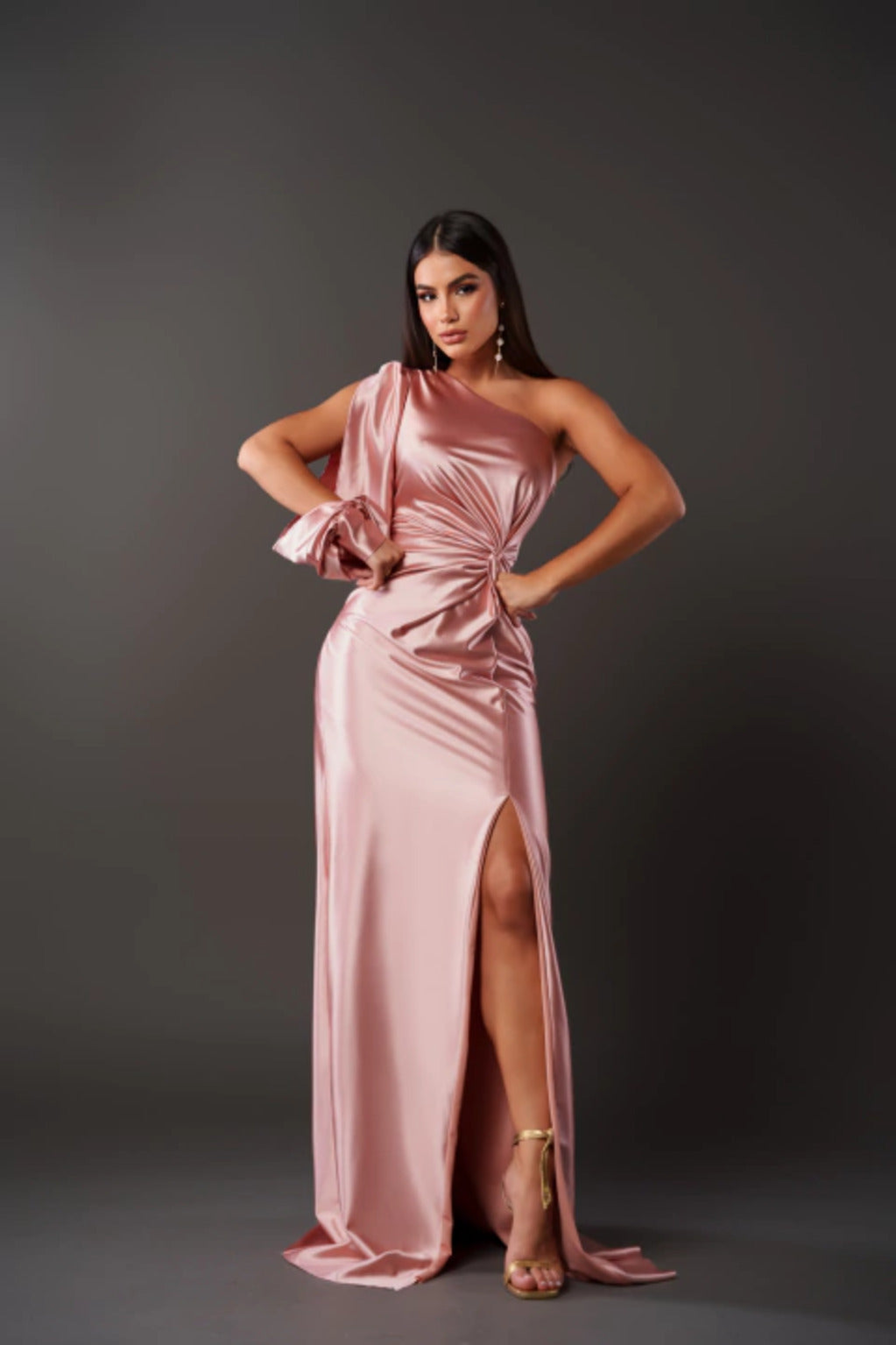 LB | Elegancka sukienka maxi