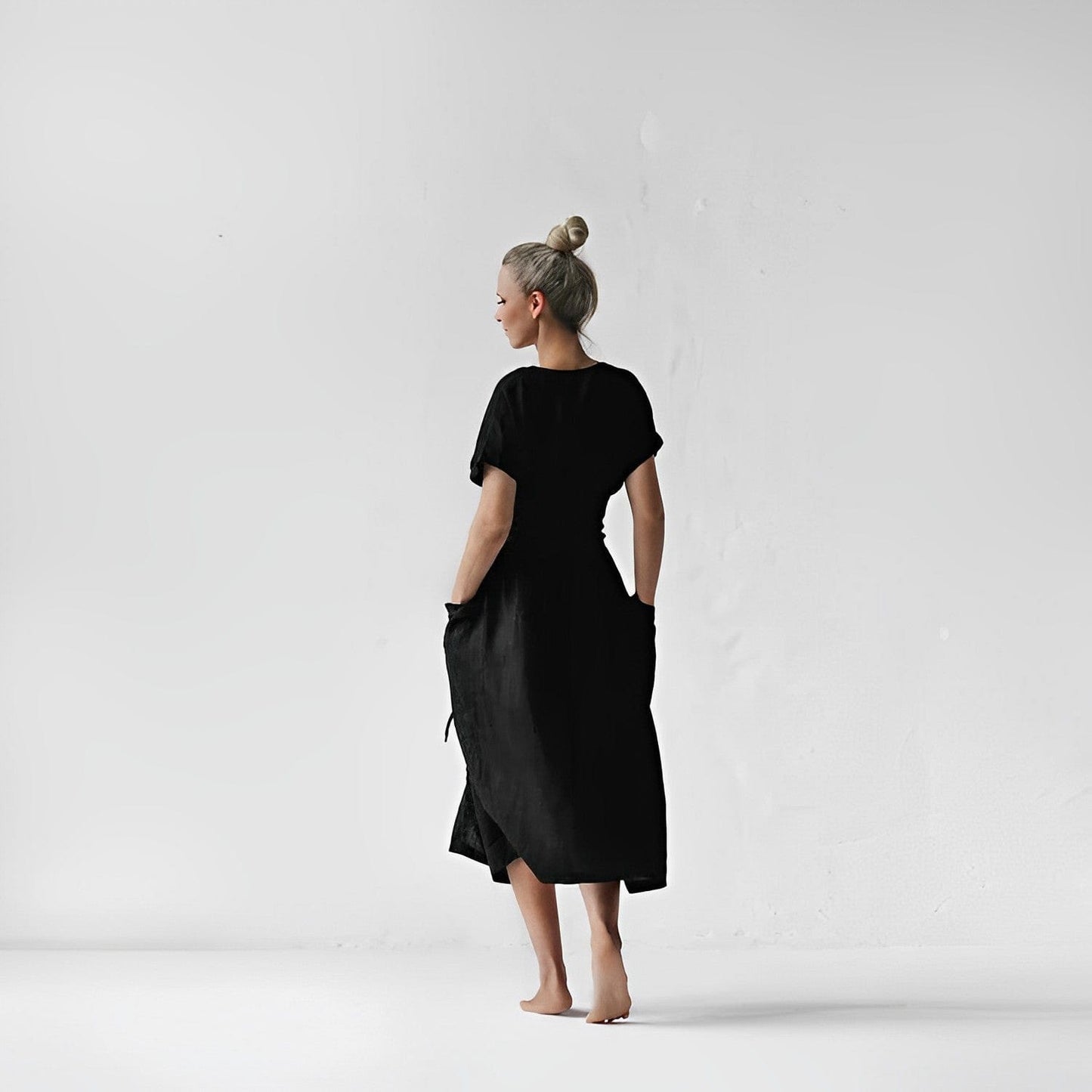 AS | Comér - Elegancka lniana sukienka
