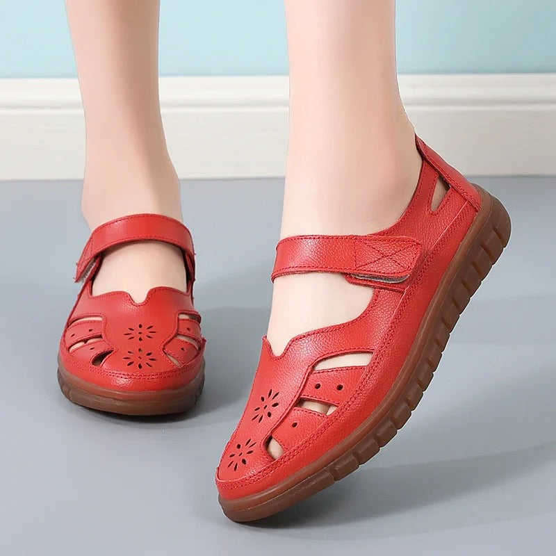 AS | Casualowe buty z kwiatowym perforowanym wzorem