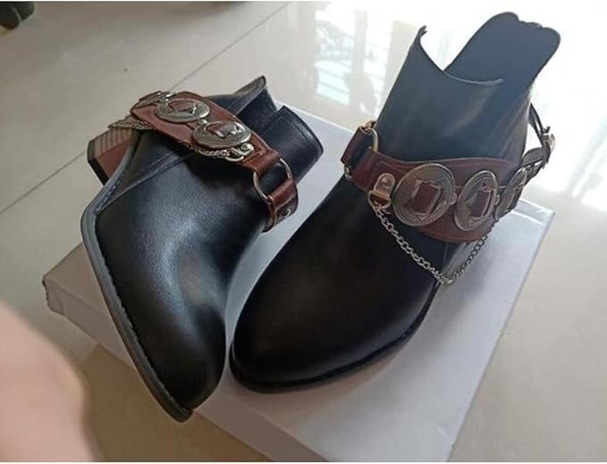AS | Chunky Mid Heel Vintage Shoes