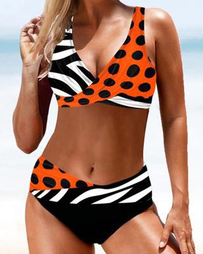 LB | Kolorowy kostium kąpielowy bikini
