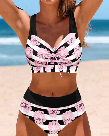 LB | Modne bikini z wysoką talią
