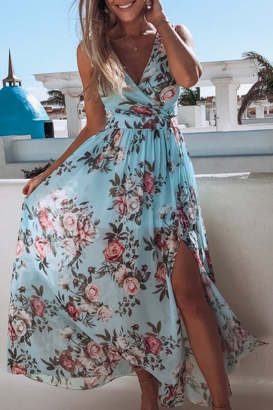 LB | Rozkloszowana sukienka maxi Sweet escape