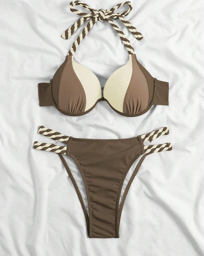 LB | Modne i stylowe 2-kolorowe bikini