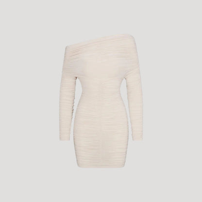 LB | Damska mini sukienka bodycon z falbankami na ramiączkach