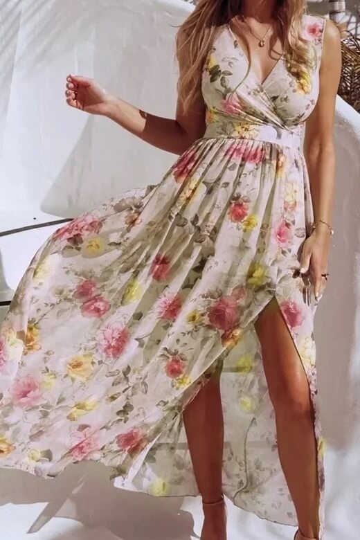 LB | Rozkloszowana sukienka maxi Sweet escape