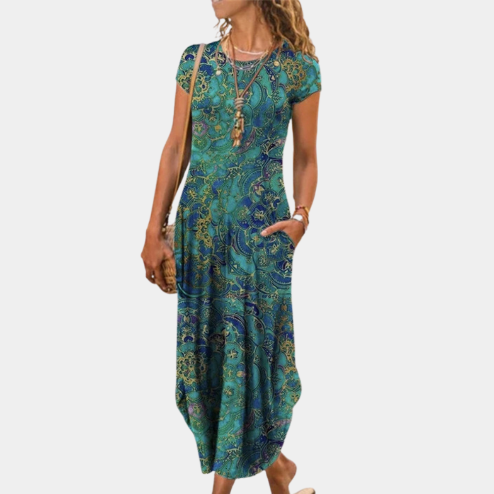 LB | Damska elegancka sukienka maxi