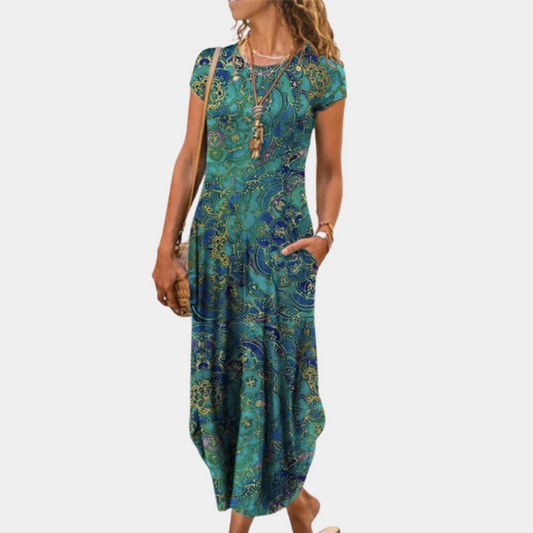 LB | Damska elegancka sukienka maxi