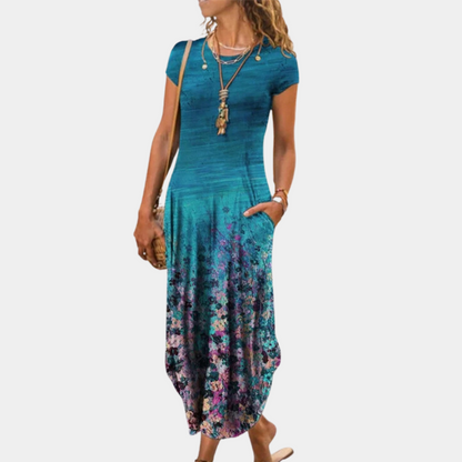 LB | Damska elegancka sukienka maxi