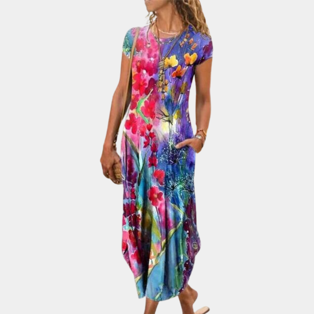 LB | Damska elegancka sukienka maxi