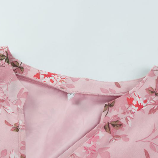 LB | Letnia sukienka mini w kwiaty