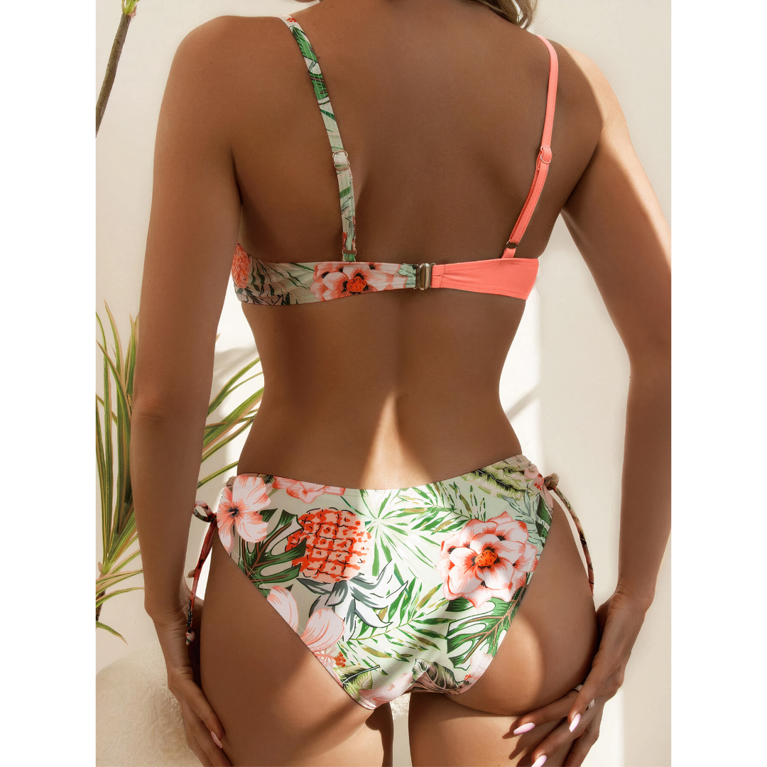 LB | Oszałamiające bikini z kwiatowym wzorem