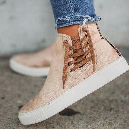 LB | Stylowe sneakersy z wysokim stanem