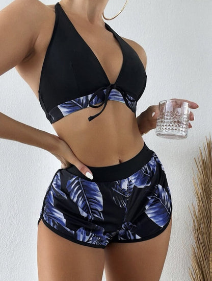 LB Seksowny kostium kąpielowy damski zestaw bikini