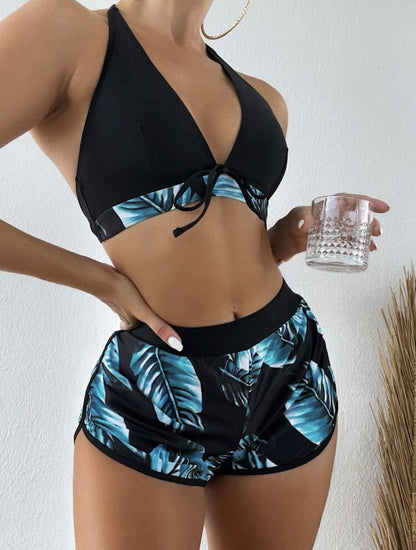 LB Seksowny kostium kąpielowy damski zestaw bikini