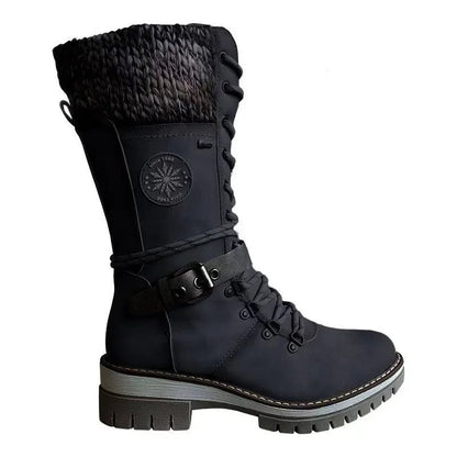 LB | Sznurowane buty w stylu bojowym
