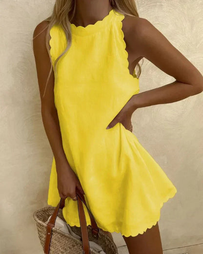 LB | Sukienka mini Scallop Breeze