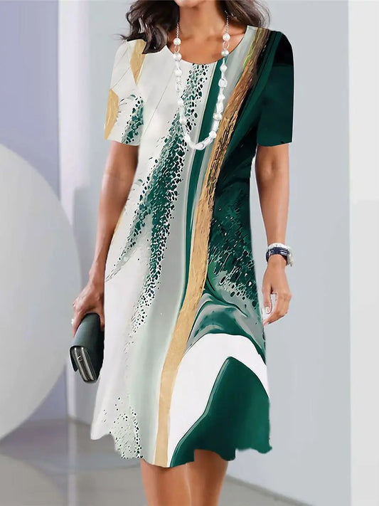 AS | Sukienki damskie z nadrukiem w stylu vintage