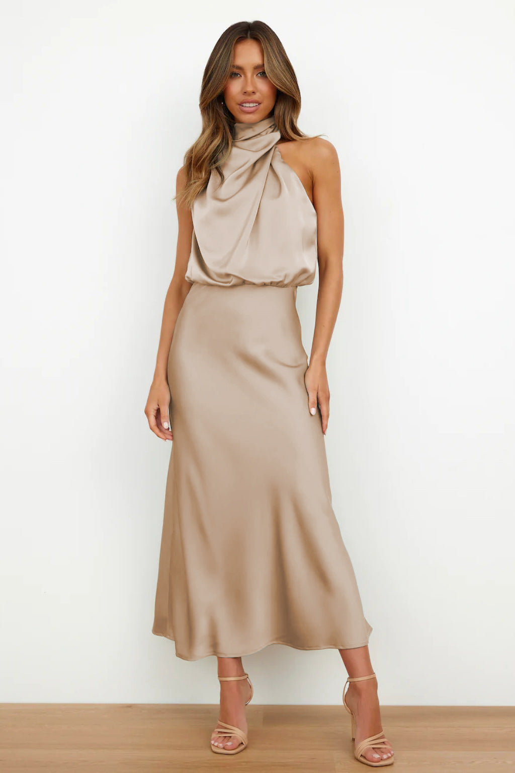 LB | Elegancka sukienka maxi