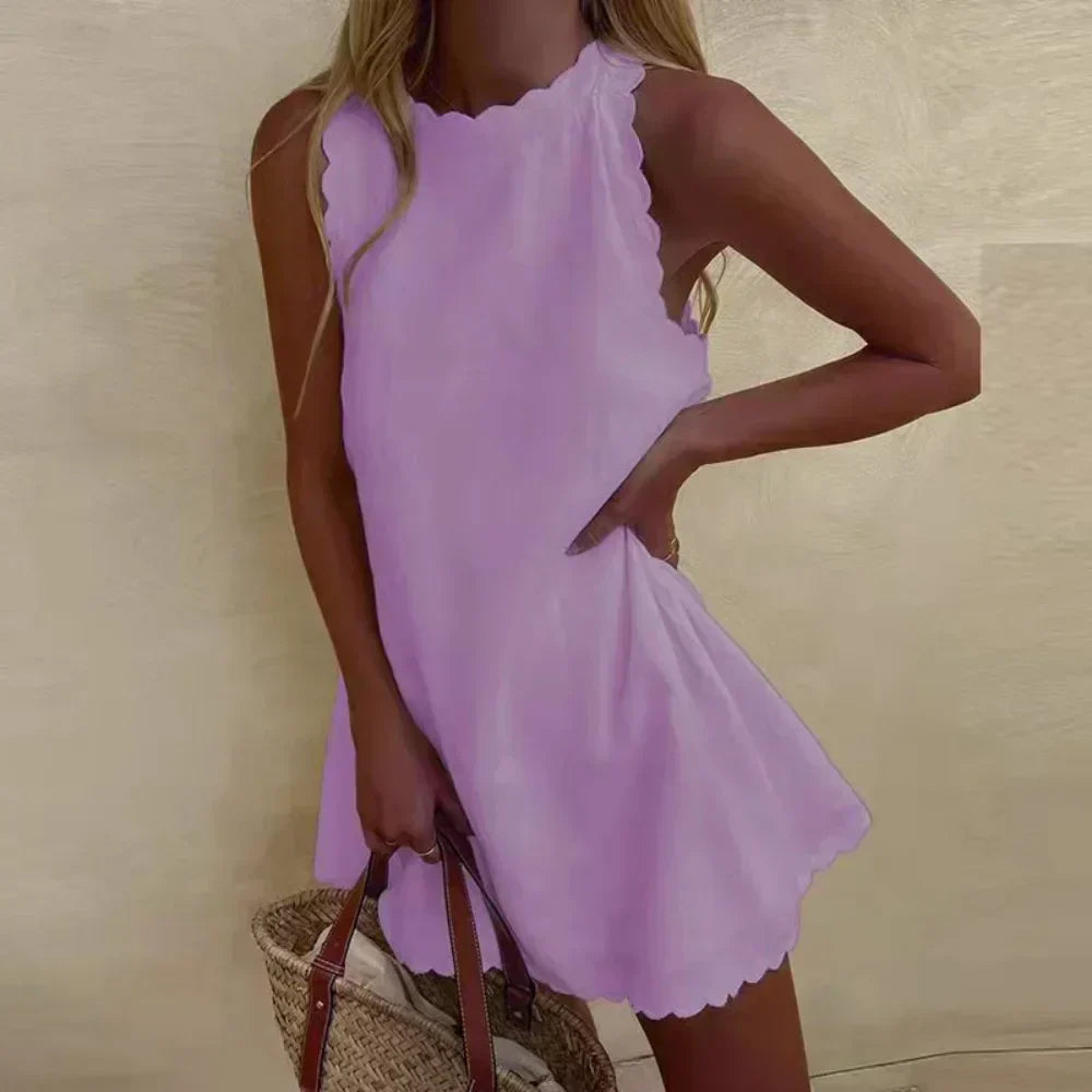 LB | Sukienka mini Scallop Breeze