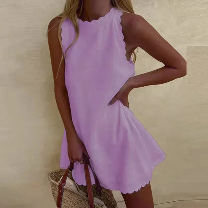 LB | Sukienka mini Scallop Breeze