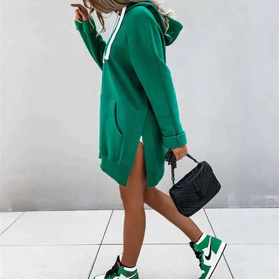 LB | Oversizowy sweter z kapturem