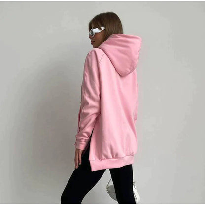 LB | Oversizowy sweter z kapturem