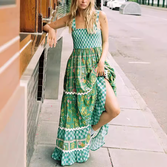 LB | Sunshine Dreams Boho Maxi Dress
