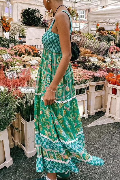 LB | Sunshine Dreams Boho Maxi Dress