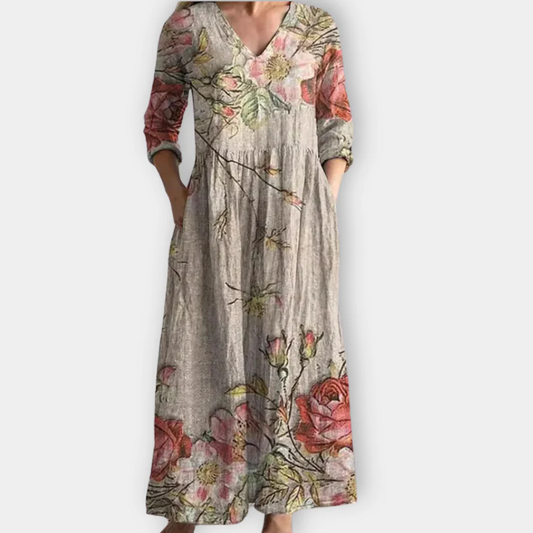 LB | Soft Rhythm Boho Maxi Dress