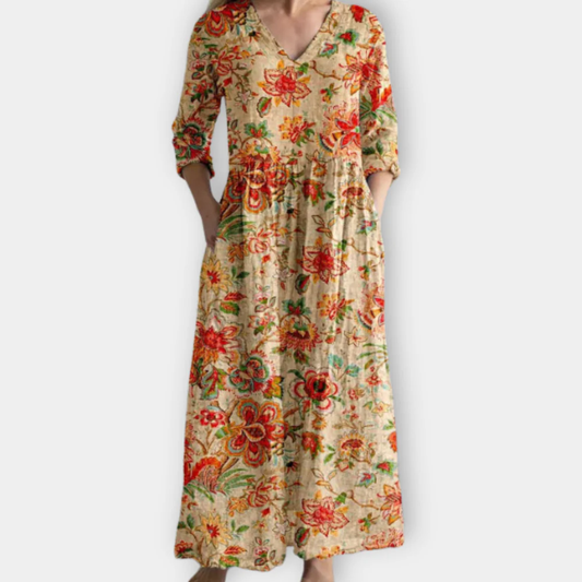 LB | Zwiewna sukienka maxi w stylu boho