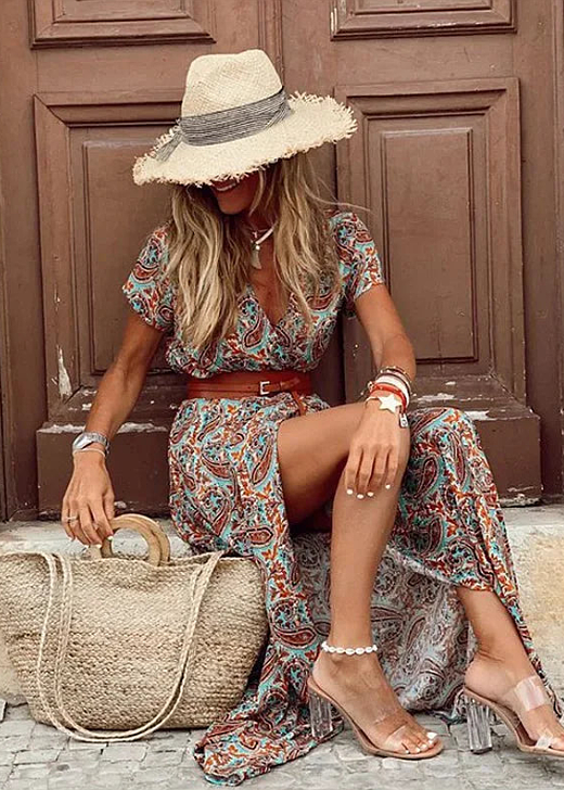 LB | Maxi Dress Bohemian Elegancka