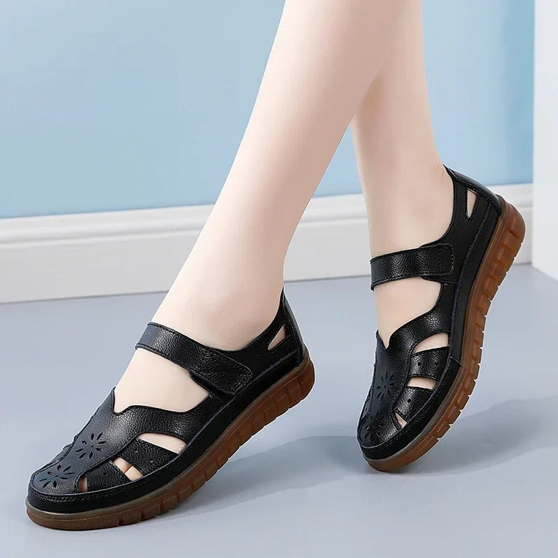 AS | Casualowe buty z kwiatowym perforowanym wzorem